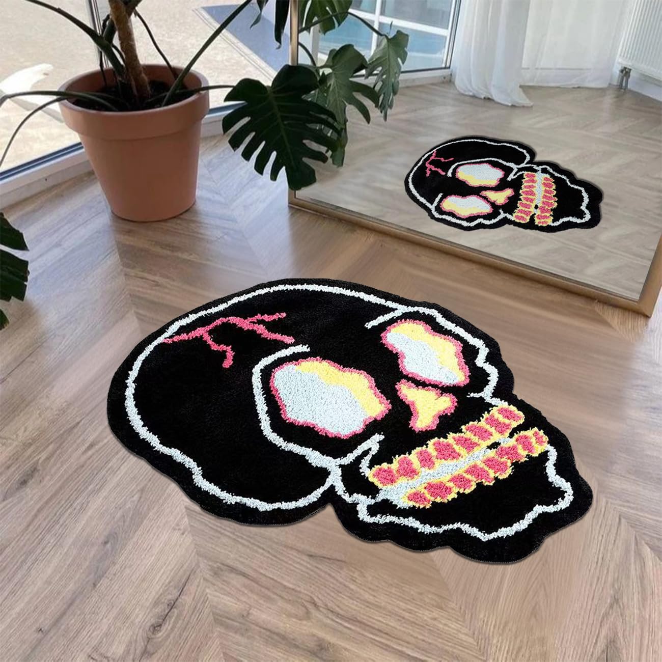Amazon.com: SDYDAY Skull Rug, Funny Large Skull Bedroom Rug Extra